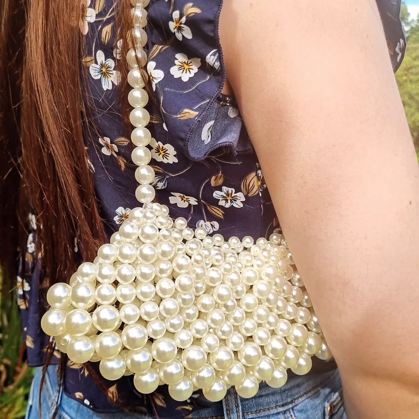 Shoulder Pearl Bag