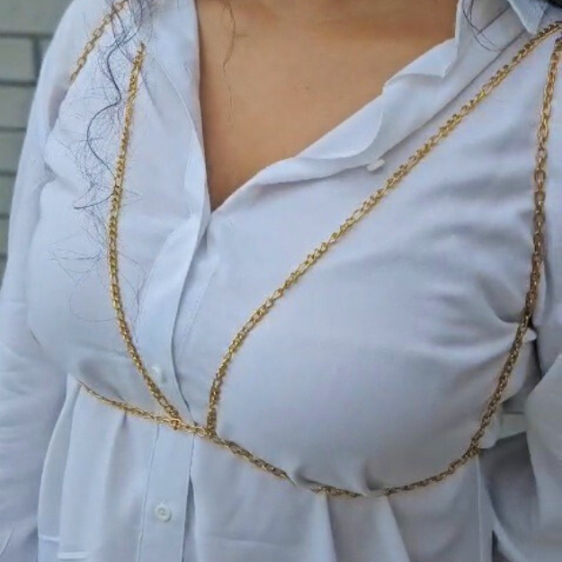Gold Chain Top (Stainless Steel)