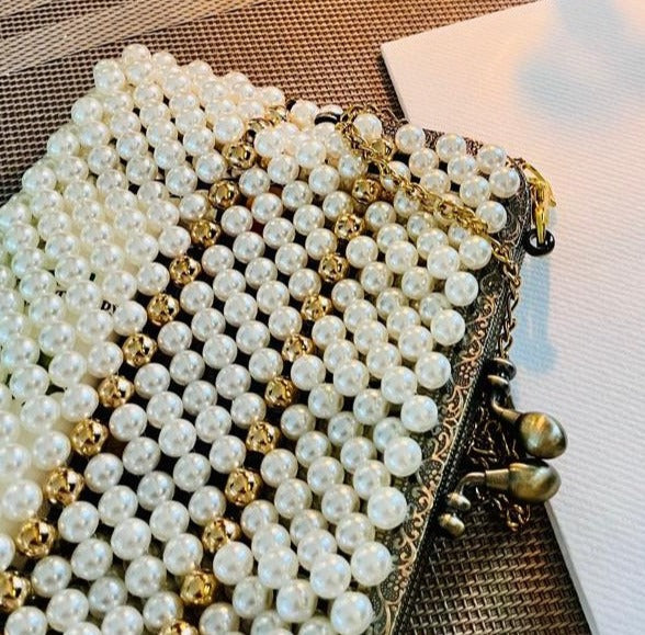 Charlotte Pearl Clutch Bag