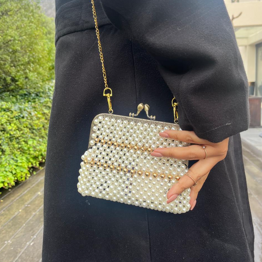 Charlotte Pearl Clutch Bag