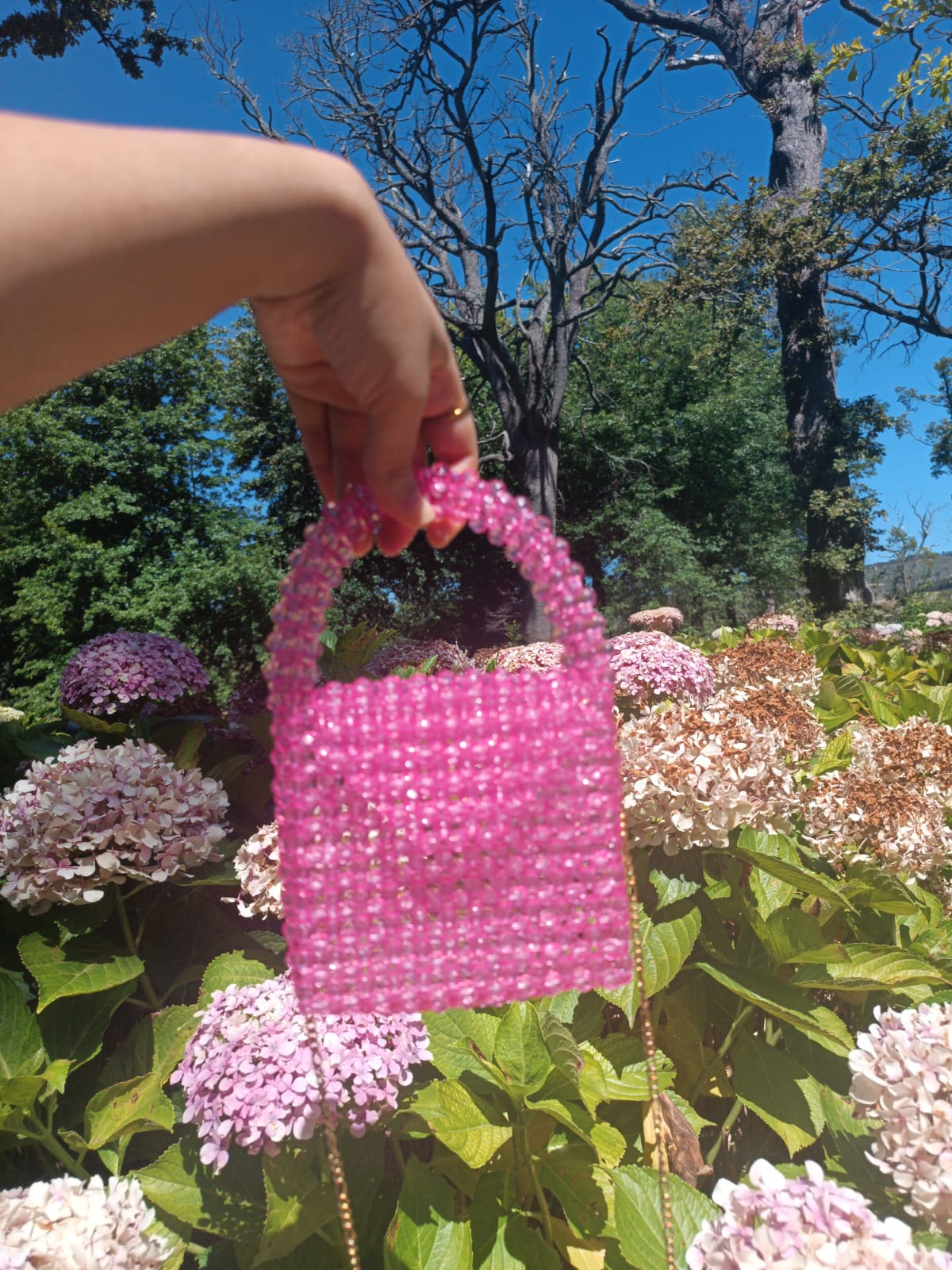 Crystal Pink Bag